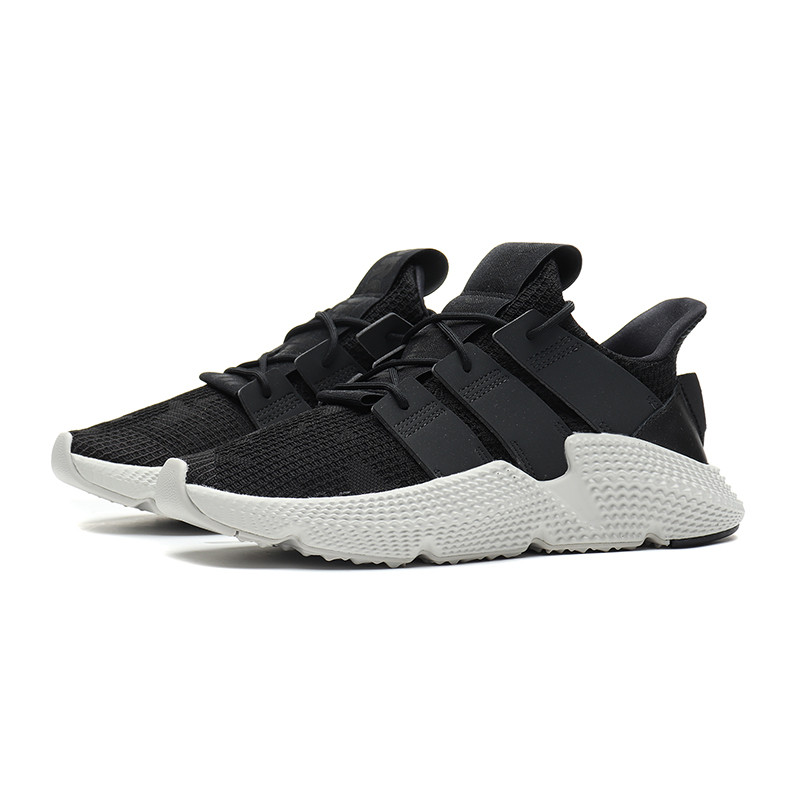 adidas阿迪达斯三叶草男鞋王嘉尔同款prophere运动鞋跑步鞋BD7731 BD77311号黑色+碳黑 39码