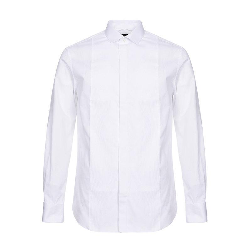 EMPORIO ARMANI 阿玛尼 男士棉质衬衫 11C53G 11C29 101-白色 40