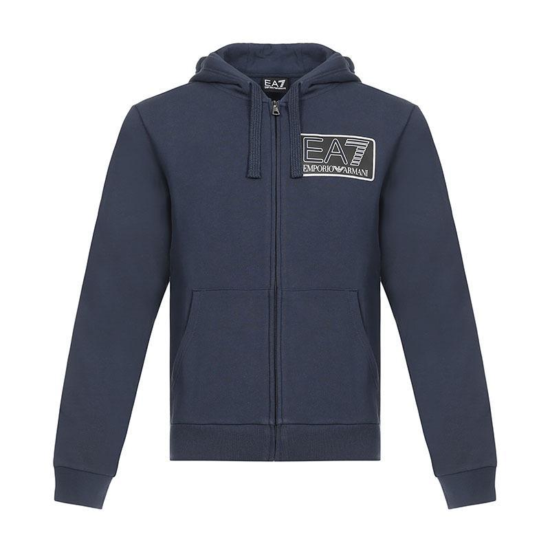 EMPORIO ARMANI EA7 阿玛尼 男士混纺连帽运动衫外套 6ZPM18 PJ07Z 1554-海军蓝 M