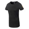 苏宁俱乐部夏季女士训练速干运动透气跑步短袖圆领T恤 黑色 L