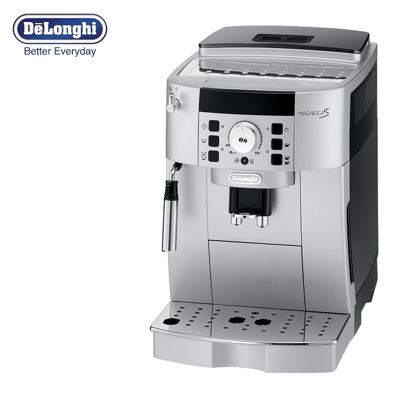 德龙(DeLonghi) ECAM22.110.SB 全自动家用商用意式咖啡机 豆粉两用 手动奶泡