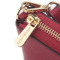 MICHAEL KORS Jet Set Travel拉链十字纹牛皮女士钱包 32H4GTVE9L 樱桃红