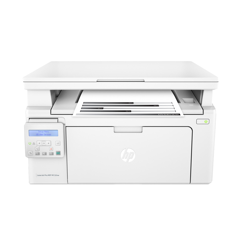 惠普(HP)LaserJet Pro MFP M132nw黑白办公激光一体机(打印 复印 扫描 )
