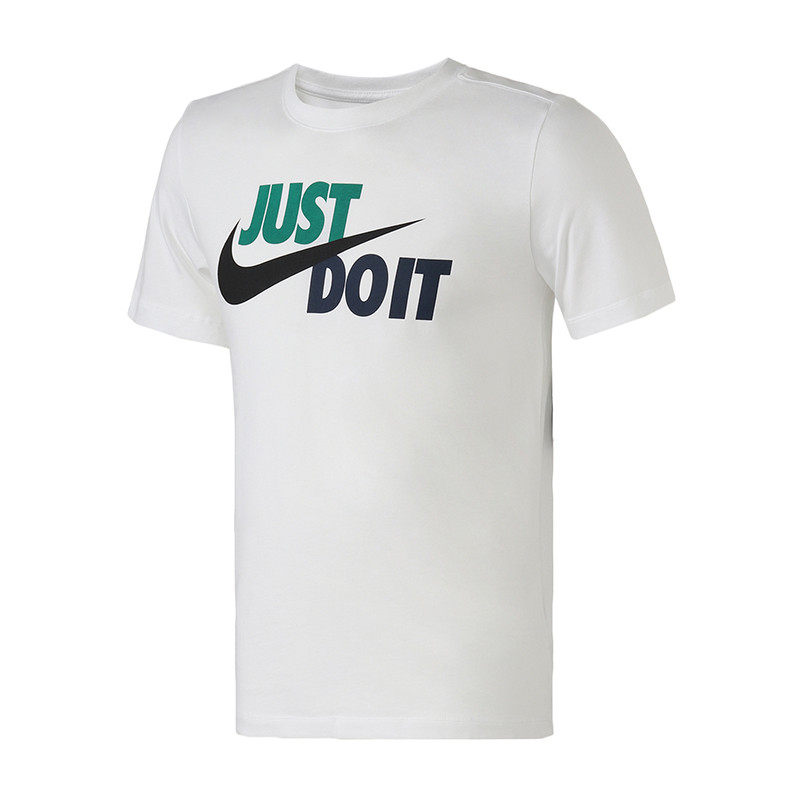 NIKE耐克男装短袖T恤2019夏季新款经典LOGO跑步休闲运动服AR5007-071 AR5007-102白+神秘绿+深藏青+黑 S
