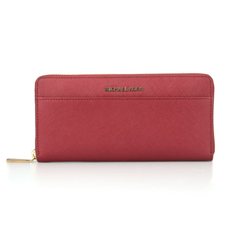 Michael Kors 迈克·科尔斯女士长款钱包32T7GTVZ3L 酒红色