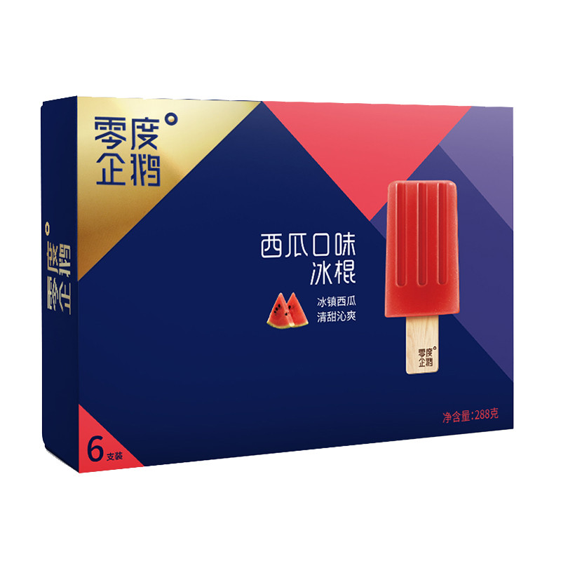 零度企鹅西瓜口味冰棍48g*4支