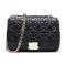 MICHAEL KORS 迈克·科尔斯 SLOAN女士系列皮革大号单肩斜挎包 30H8GSLL3T BLACK-黑色