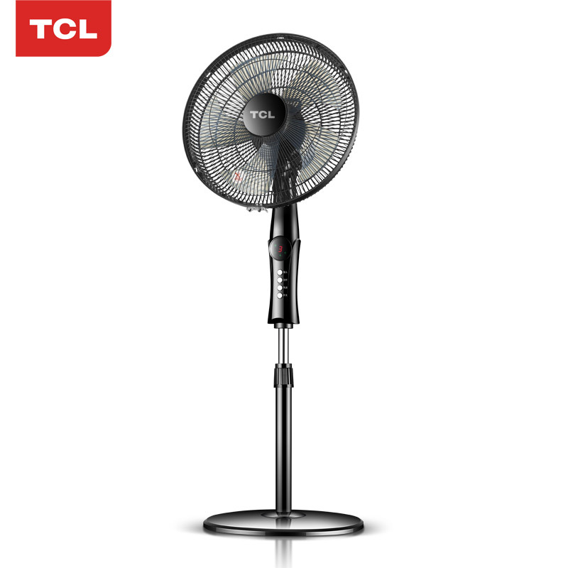TCL电风扇落地扇空气循环扇家用静音摇头定时台式立式宿舍节能工业电扇遥控款TFS35-19DRD