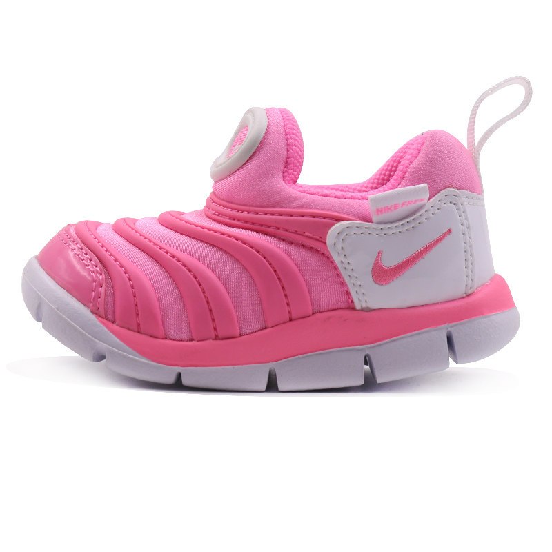 耐克儿童（NIKE KIDS）运动户外男女婴童19新款舒适透气轻便一脚蹬毛毛虫休闲鞋343938 343938-625（婴童） 3C（18.5码）