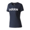 adidas阿迪达斯NEO女装新款运动休闲短袖T恤DW7942 XS DW7942传奇墨水蓝+白