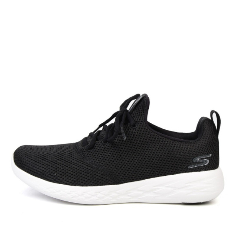SKECHERS斯凯奇男轻质舒适系带简约时尚运动休闲鞋55076/BKW BKW 42