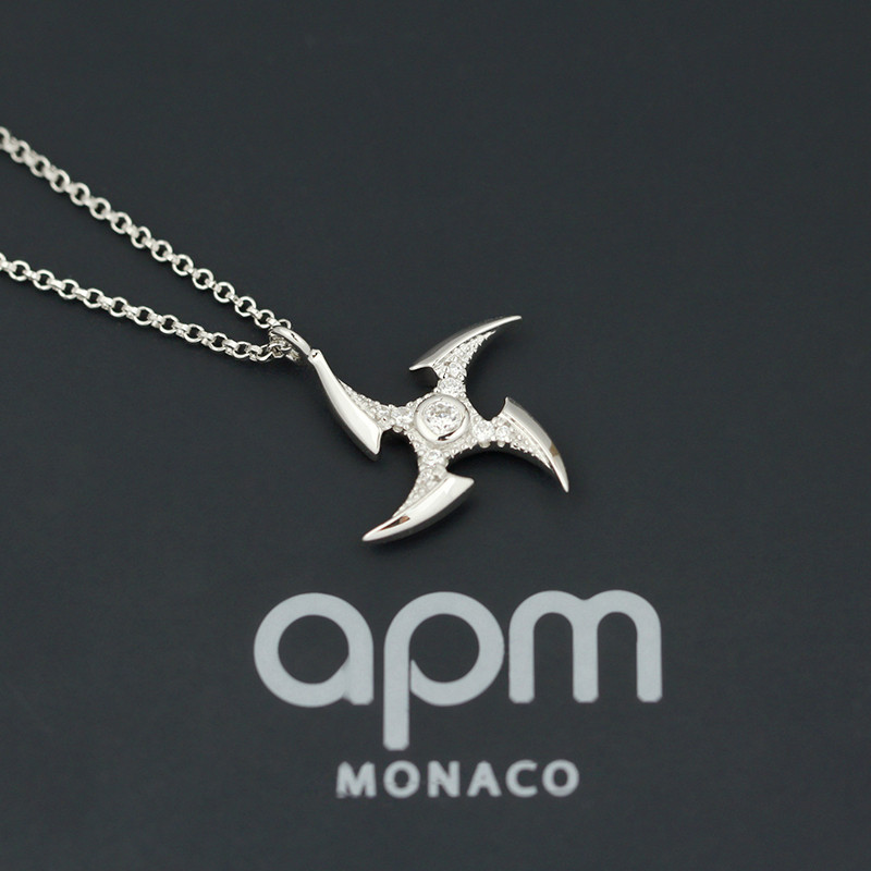 apm MONACO飞镖项链925银吊坠AC3714OX 银色