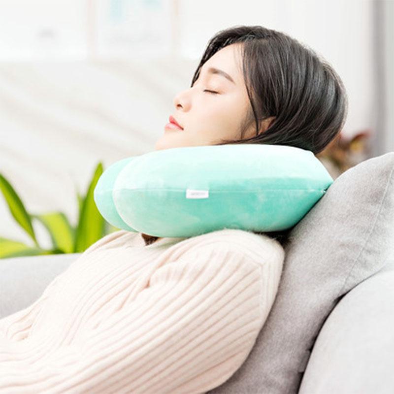 名创优品(miniso)U型枕氨纶超柔记忆棉护颈枕居家办公休息用枕车用枕脖子颈椎简约