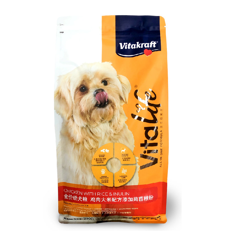 全价幼犬粮鸡肉大米配方添加菊苣根粉2kg