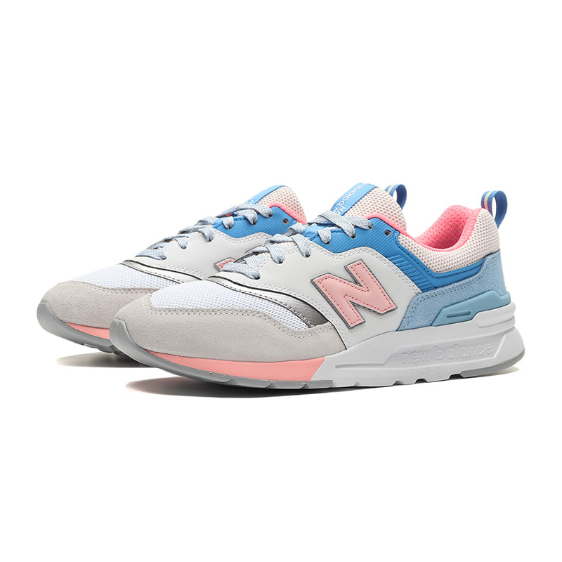 NB女鞋休闲鞋300系列夏季时尚清新低帮跑步运动鞋CW997HBC CW997HBC白色+灰色+蓝色 36.5码
