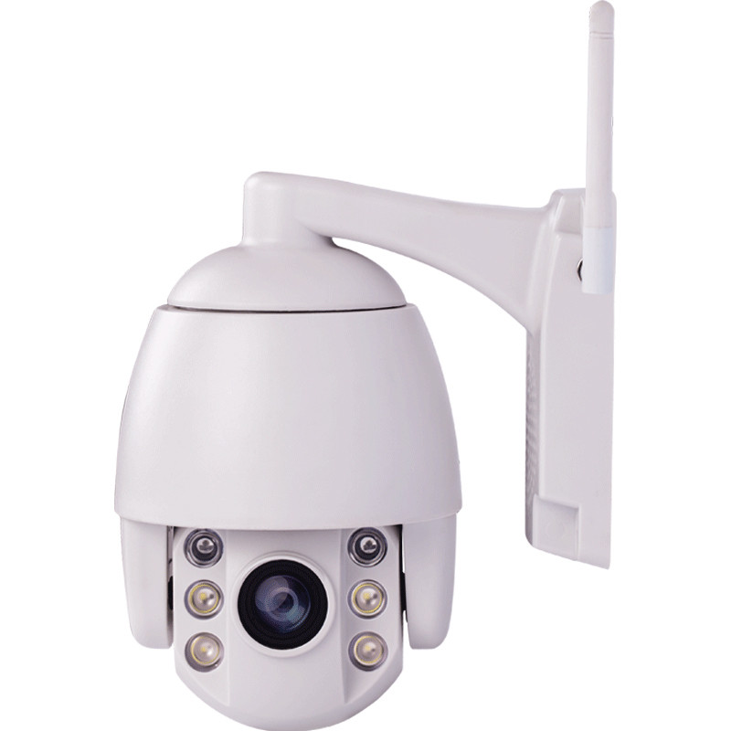 家用监控摄像头室外360度全景无线高清夜视套装手机远程网络wifi 5mp