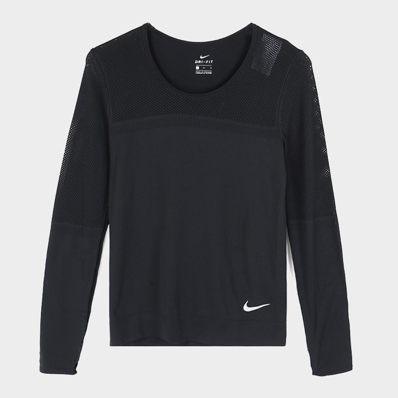 Nike耐克夏季女子跑步健身训练舒适瑜伽运动长袖BQ9554-010 XL BQ9554-010