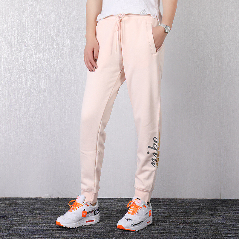 耐克NIKE女裤运动裤卫裤烫金LOGO休闲长裤运动休闲裤运动裤AJ0095 S AJ0095-838