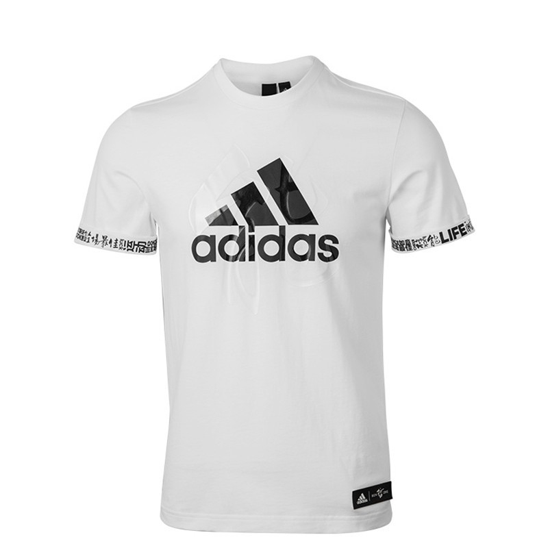 Adidas阿迪达斯短袖男装上衣2018秋季新款运动休闲T恤CV6998 180/100A/L EA2108