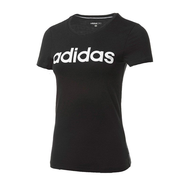 Adidas阿迪达斯女装2019新款NEO运动休闲圆领短袖T恤DM2064 S DM2064