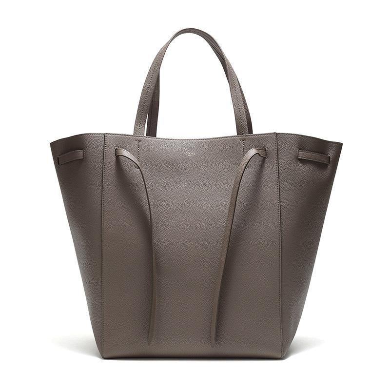 CELINE 赛琳 女士牛皮CABAS PHANTOM中号手提包单肩包 189143TNI 18TP-灰褐色