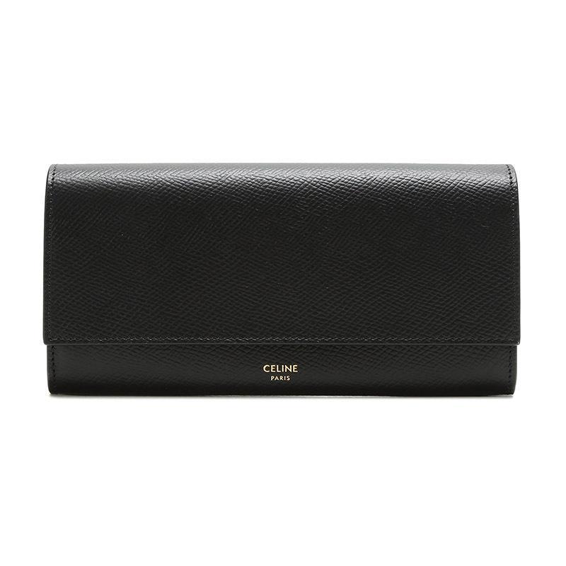 CELINE 赛琳 女款牛皮长款钱包钱夹 10B563BEL 38NO-黑色