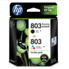 惠普(HP)3YP93AA 803黑色+彩色经济适用套装 (适用HP Deskjet 2621 2622 1112) 彩色