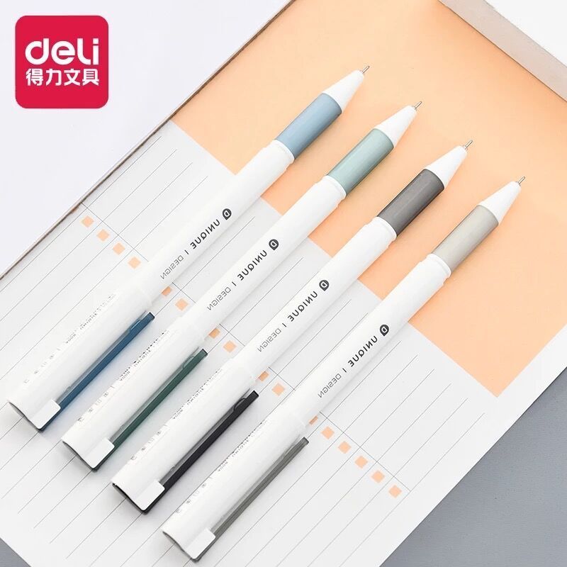 得力(deli) A008中性笔 0.5mm 黑色·· 黑色