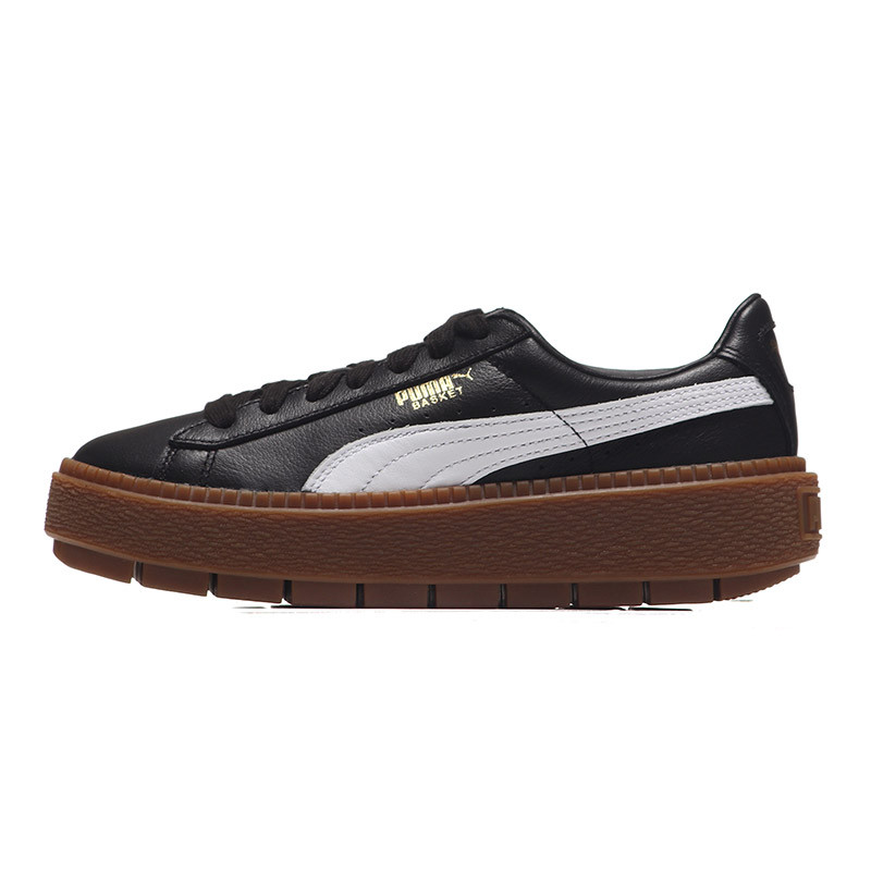 【自营】彪马PUMA女运动休闲板鞋36610901黑色+彪马白