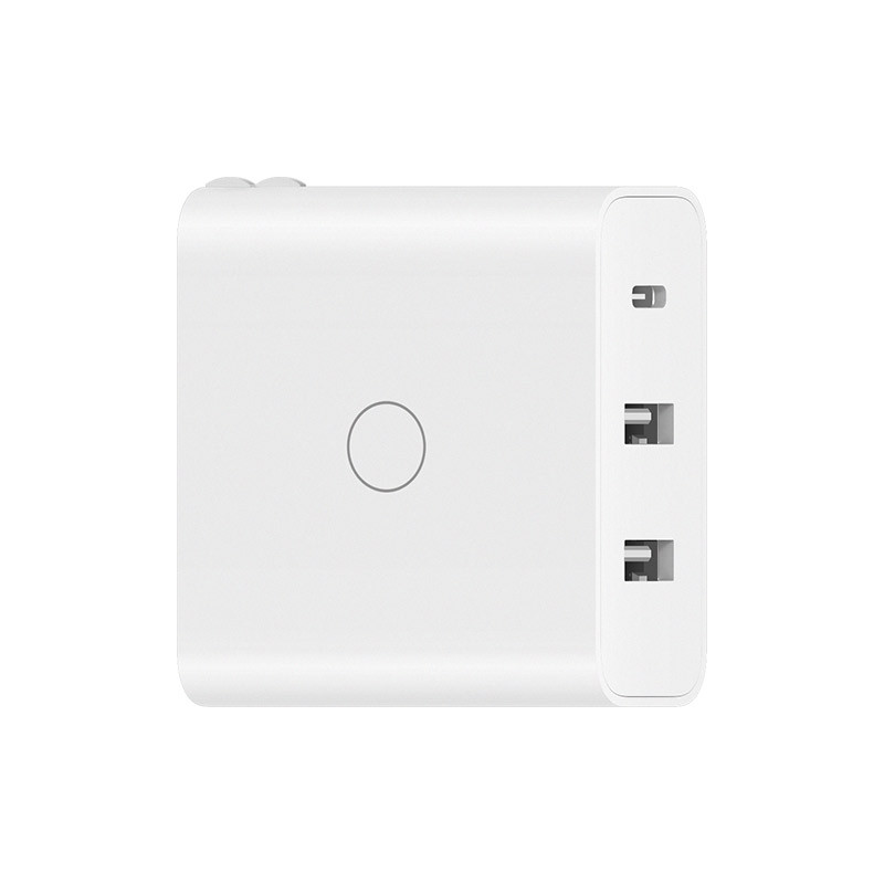 ZMI USB充电器65W快充版3口（单品版）HA832白色