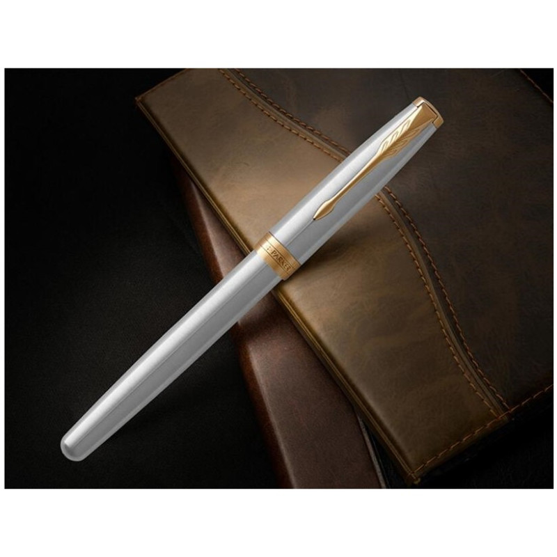 派克(PARKER)2015卓尔钢杆金夹墨水笔 商务送礼签字笔 黑色