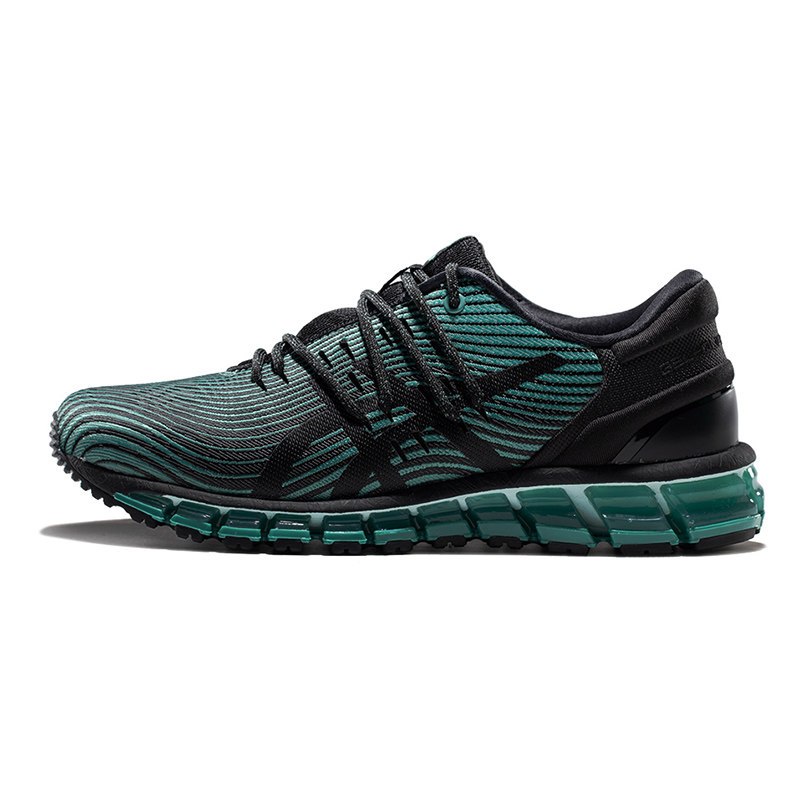 ASICS亚瑟士女鞋时尚缓冲女跑鞋GEL-QUANTUM36041022A029- 绿色/黑色 35.5