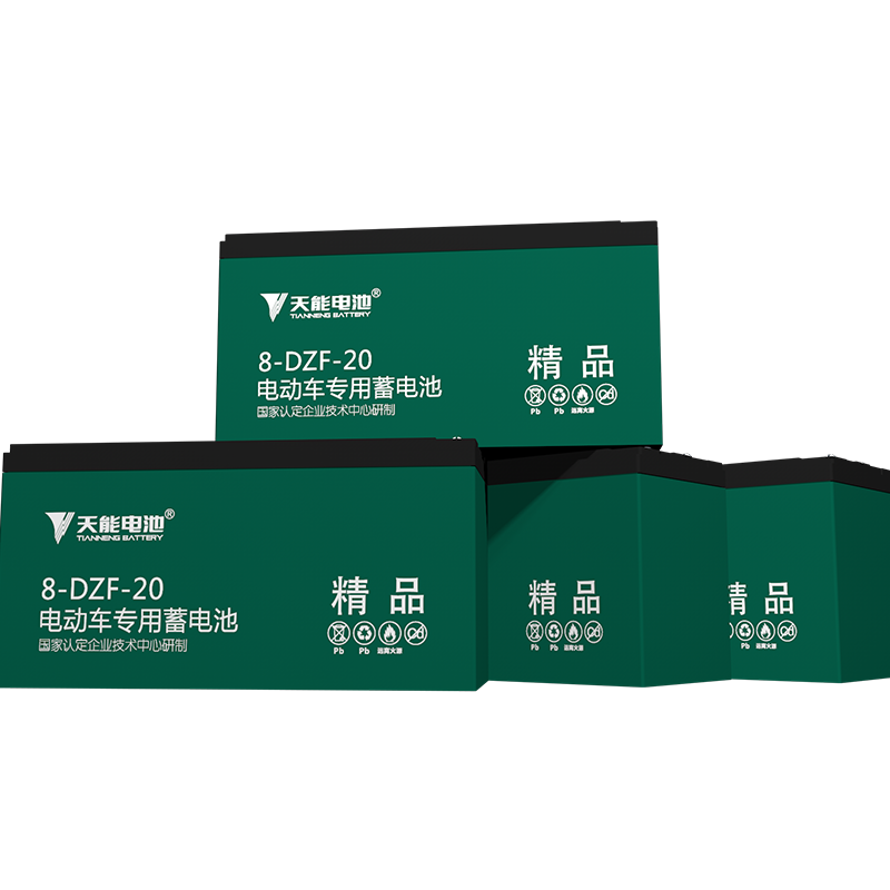 【天能】电池4只16v20ah适用于雅迪新日爱玛电动电瓶车电池