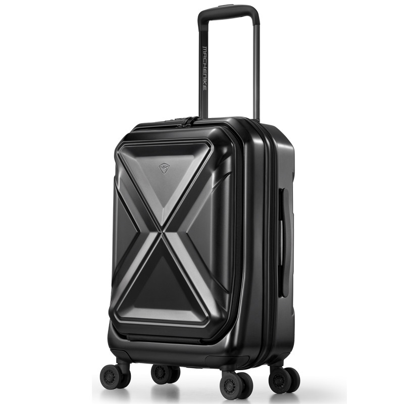 机械师MACHENIKE登机拉杆箱20英寸万向轮行李箱防盗耐磨防摔商务旅行箱密码箱男女电脑登机箱-(灰色)