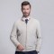 恒源祥夹克男中年立领外套2019春季新款休闲纯色茄克商务爸爸装 175/92A 米白