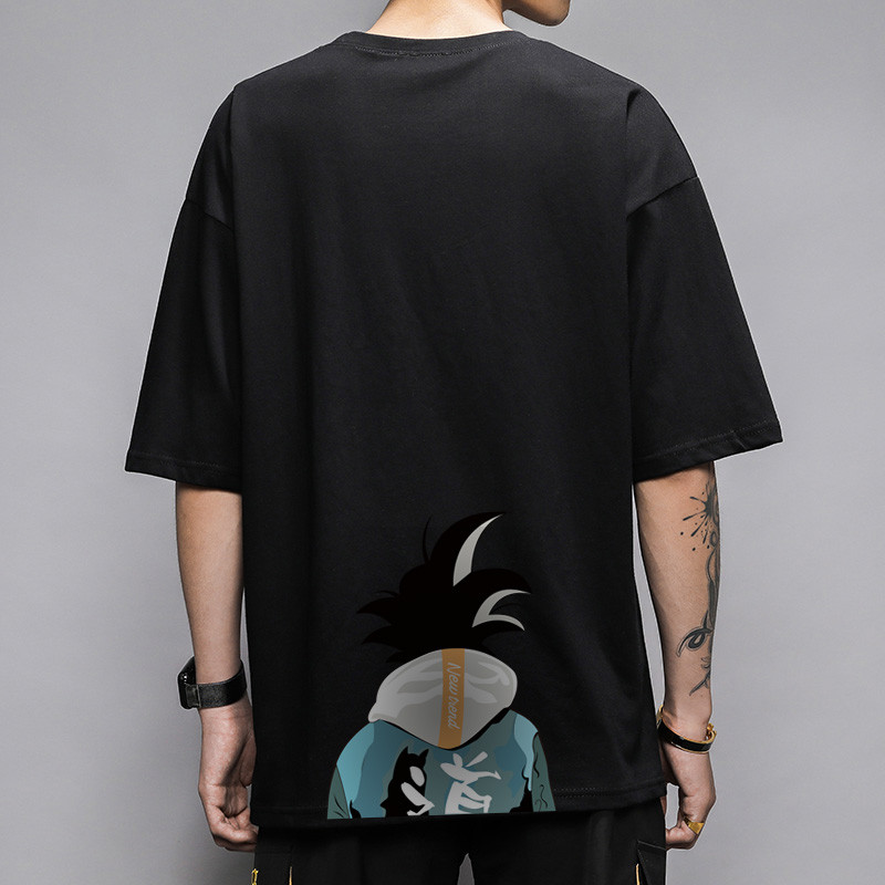 IKOPPOI 男士纯棉T恤 TX900-11 2XL 900-11黑色