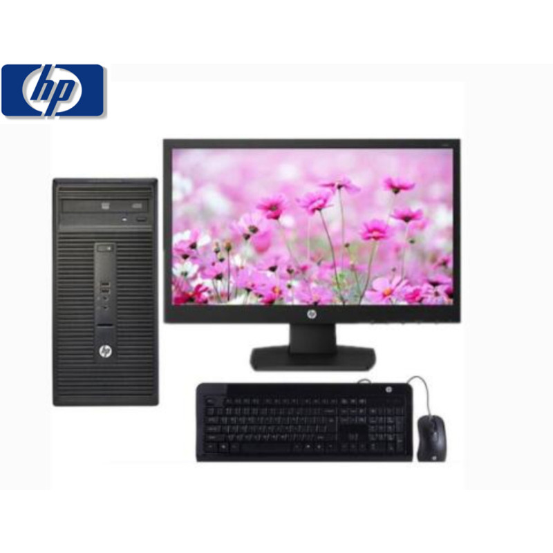 惠普(hp) Pro 285 G3 20寸台式电脑整机 A6-9500 4G 1TB DVDRW Win10