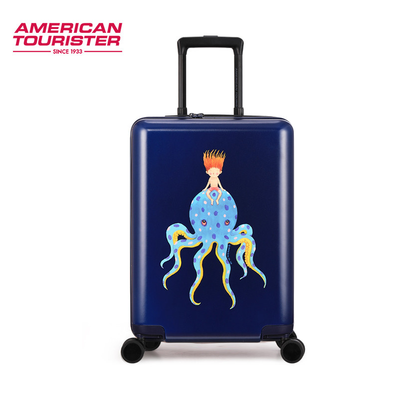 新秀丽(samsonite)新秀丽美旅拉杆箱TH9 蓝色20寸
