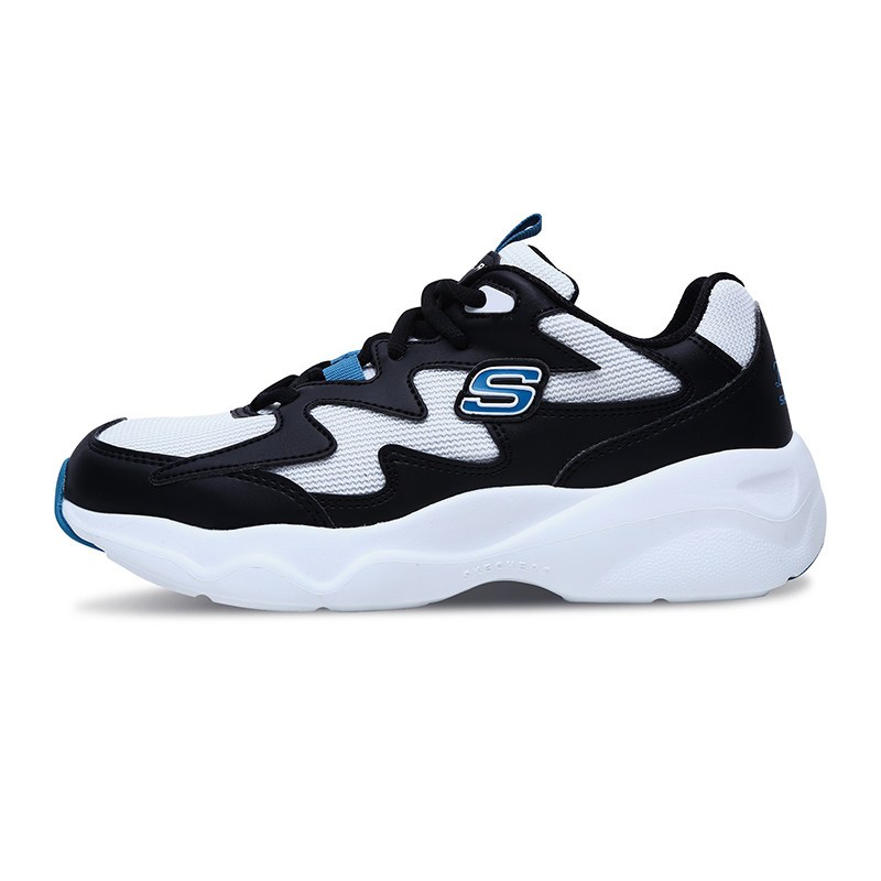 SKECHERS(斯凯奇)2018D’LITES系列时尚绑带运动鞋冬季女子休闲鞋88888 白色/黑色/蓝绿色/WBKT 37