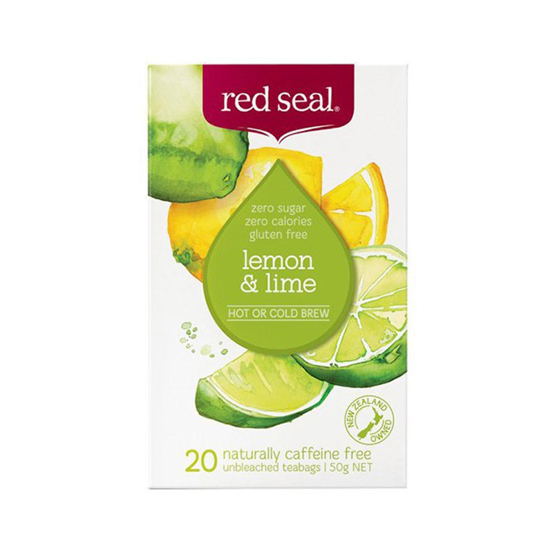 REDSEAL红印柠檬青柠水果茶50G/盒