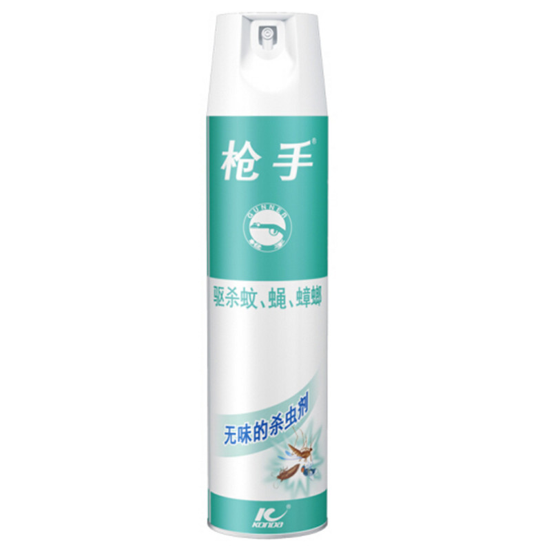 枪手 杀虫气雾剂 无味 600毫升 杀虫剂 喷雾 杀虫水 除虫剂