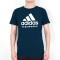 阿迪达斯（adidas）男款logo印花运动休闲短袖T恤ADICTT/ADITSG2 M adiBJJTS1-WR（男）