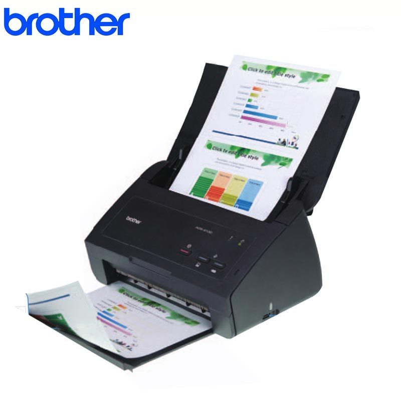 兄弟(brother)ADS-2100e 高速办公扫描仪 50页ADF连续扫描 扫描至U盘 one touch一键扫描