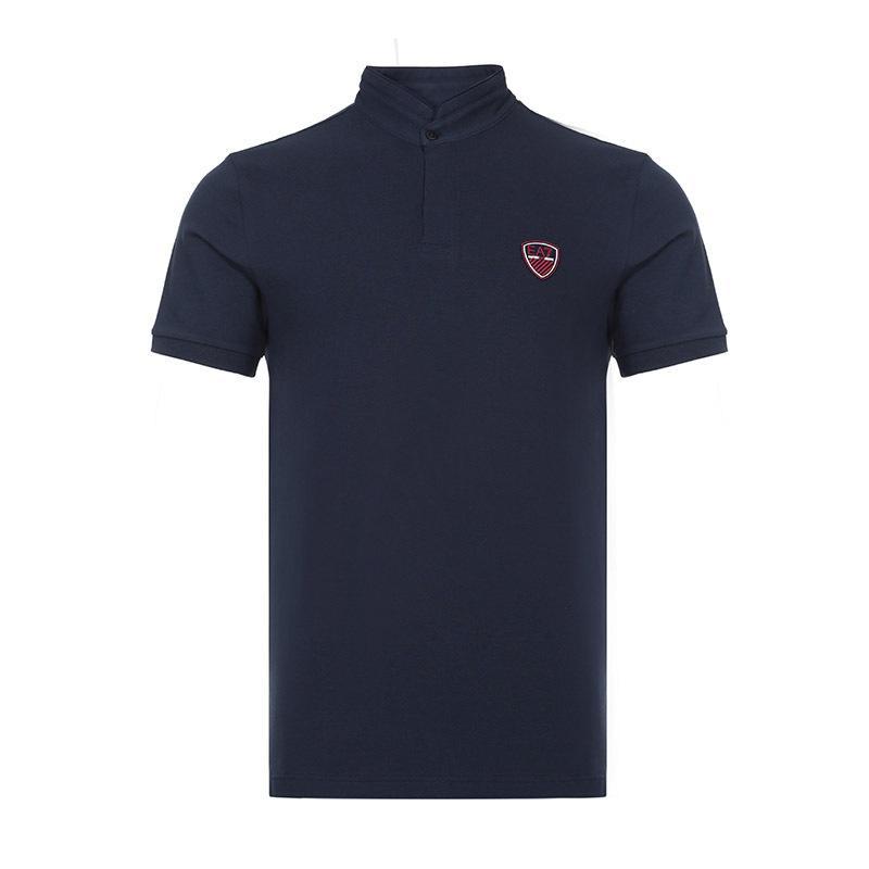 EMPORIO ARMANI EA7 阿玛尼 男款棉质短袖POLO衫 3GPF84 PJ04Z 1554-海军蓝 L