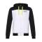 EMPORIO ARMANI EA7 阿玛尼 男士棉质连帽卫衣运动衫外套 3GPM29 PJ05Z 1200-黑色白色 L
