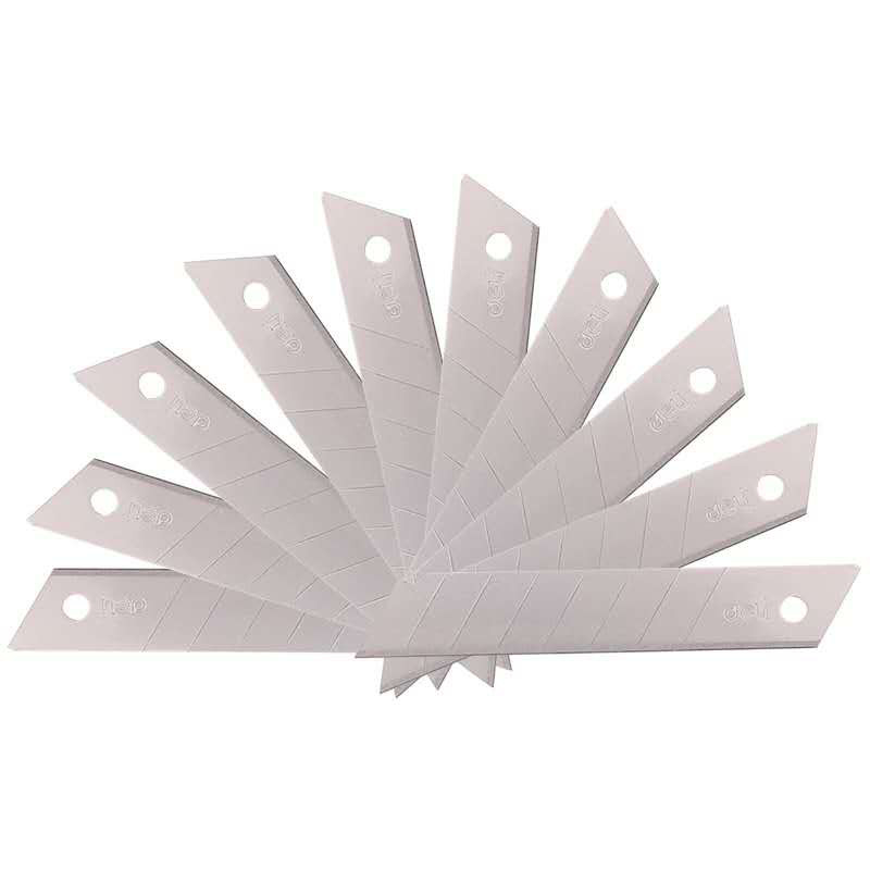 得力大号SK5碳素钢美工刀片(10pcs/70g) 2011（2盒装）