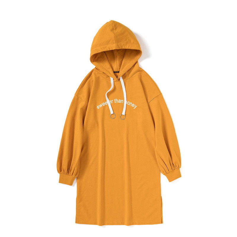 Semir森马2019秋季上新女连衣裙19059140217 180/100A/XXXL 阳橙3659