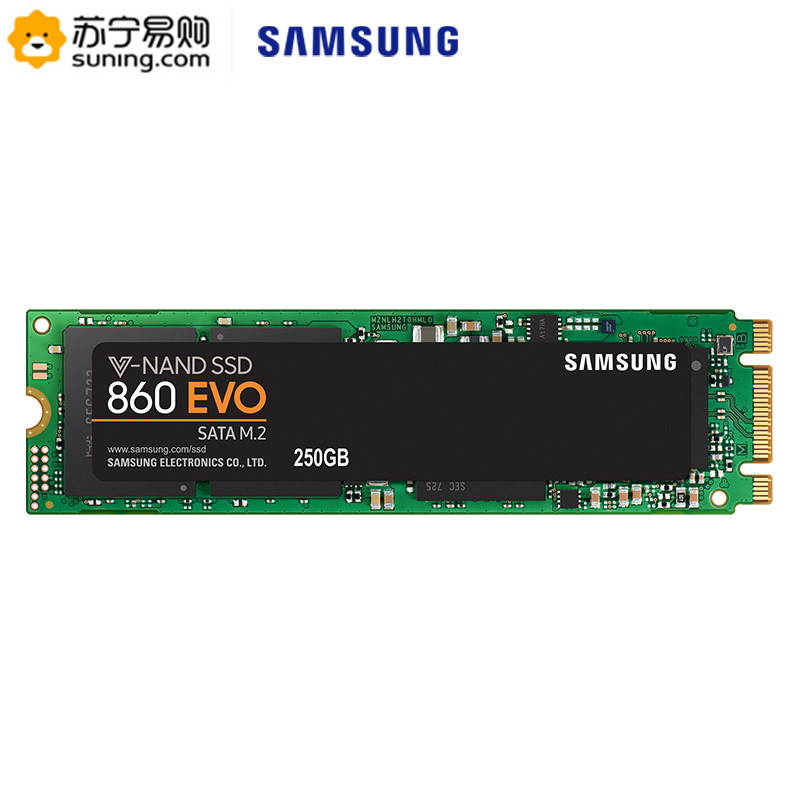 三星（SAMSUNG）860 EVO 250GB SSD固态硬盘 M.2（MZ-N6E250BW）