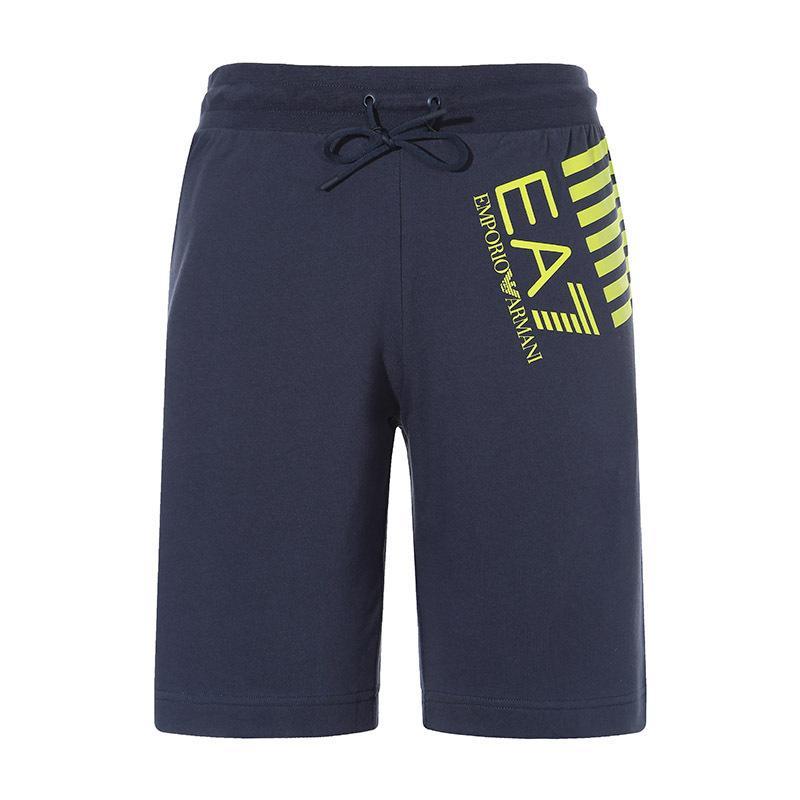 EMPORIO ARMANI EA7 阿玛尼 男士棉质运动裤短裤 3GPS69 PJ05Z 1554-海军蓝 L