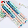 晨光（M&G）7301超细可爱中性笔0.28mm 初色全针管学生用女生黑色水性笔12支/盒 单盒装 HB 黑色